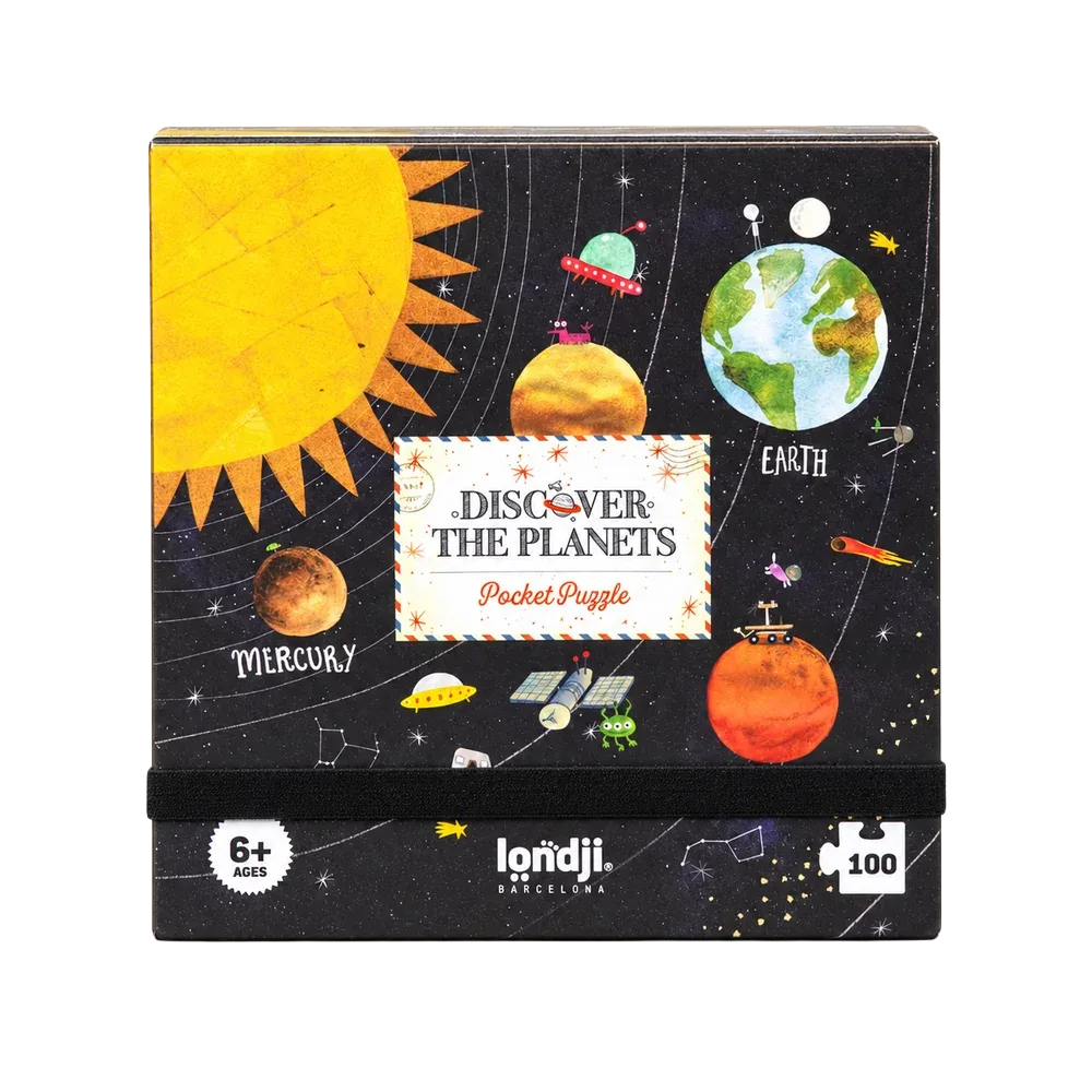 Londji Discover the Planets Mini Puzzle 100 Parça