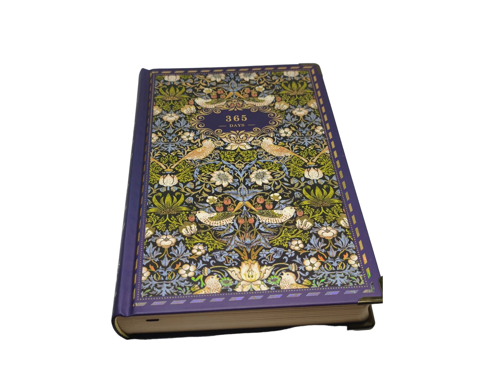 Secret Garden Lacivert Otantik Yaldızlı Kapaklı Kraft Sayfalı 365 Günlük / Journal