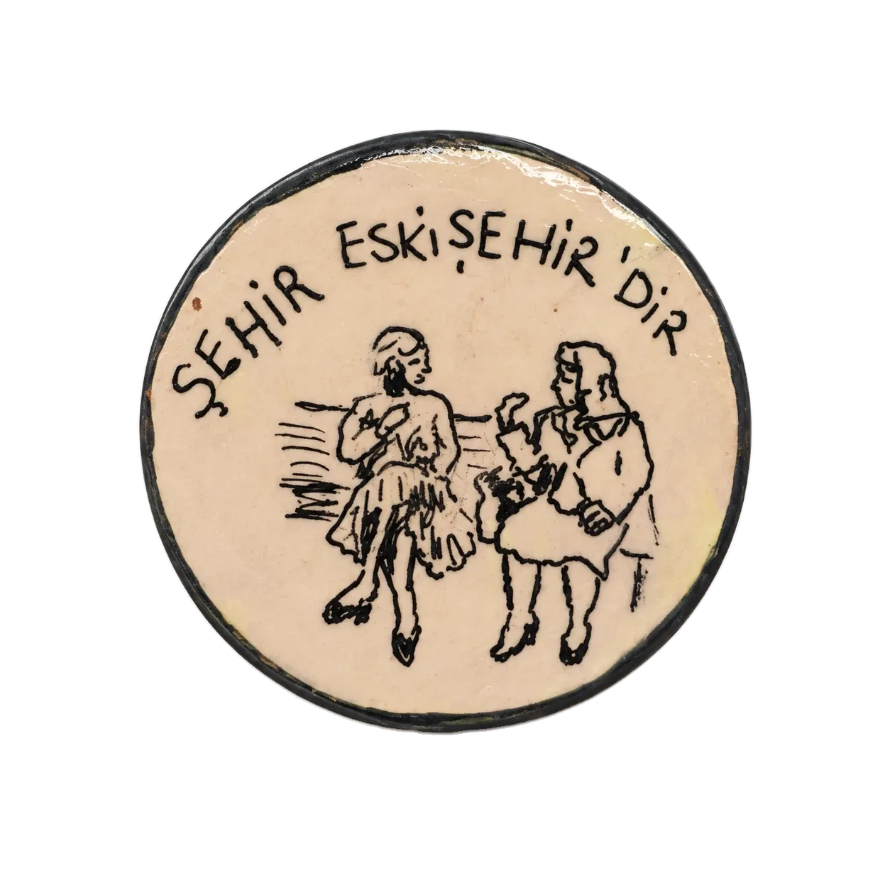 “Şehir Eskişehir’dir” Seramik Magnet