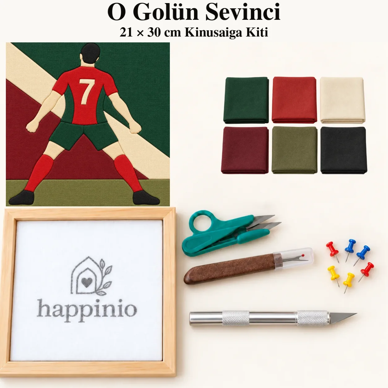 O Golün Sevinci Kinusaiga Kiti - 21×30 cm