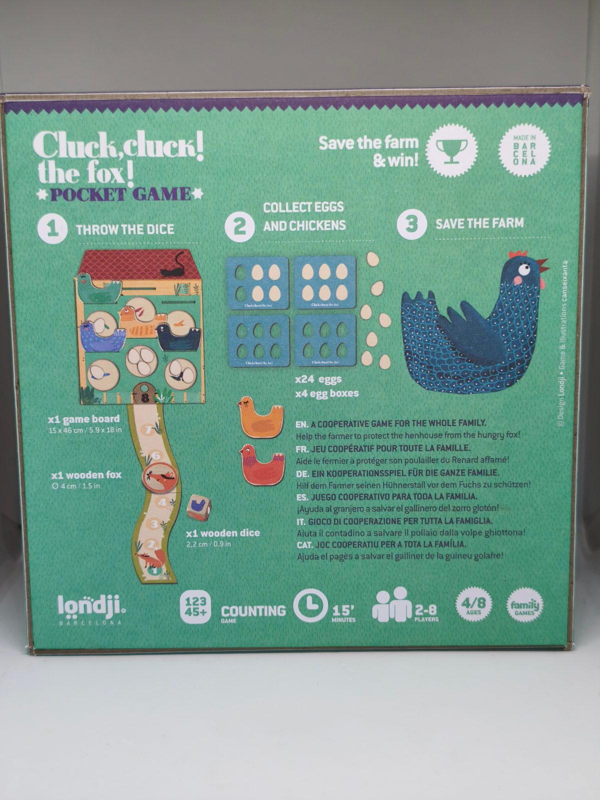 Londji Cluck, Cluck! The Fox Mini Kutu Oyunu